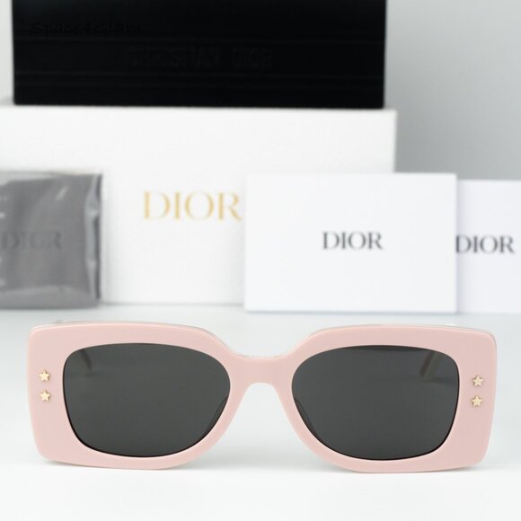 Dior Women Sunglasses Pink White Rectangle DIORPACIFIC S1U 40A0 NEW AUTHENTIC main image 6